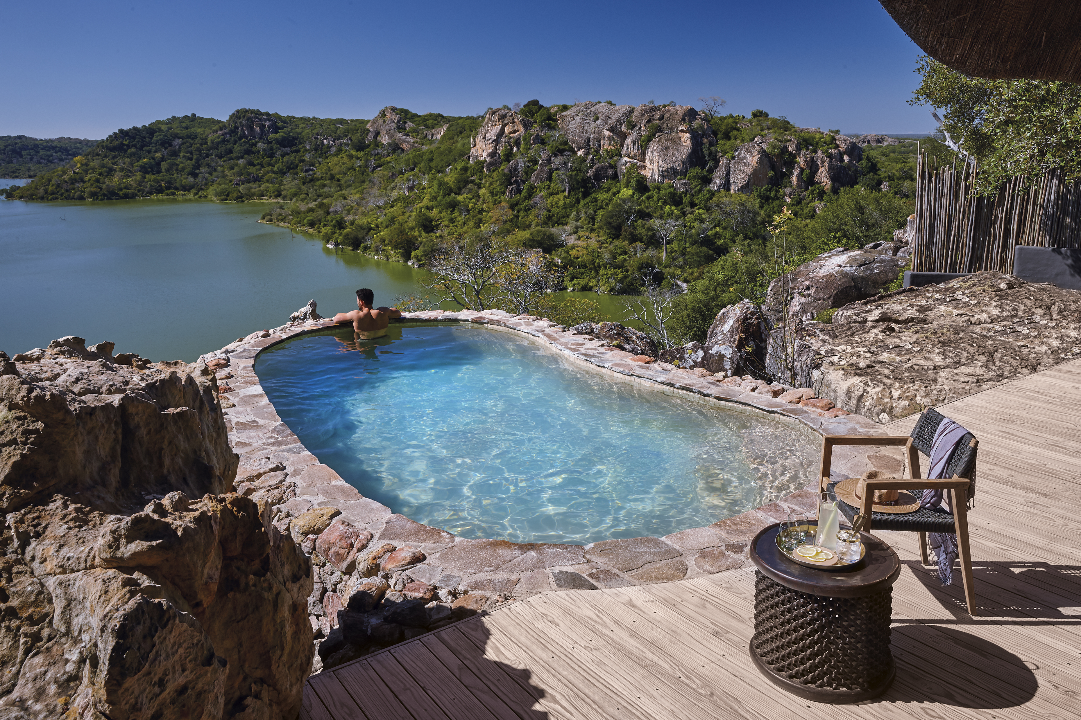 Singita Pamushana Lodge suite plunge pool